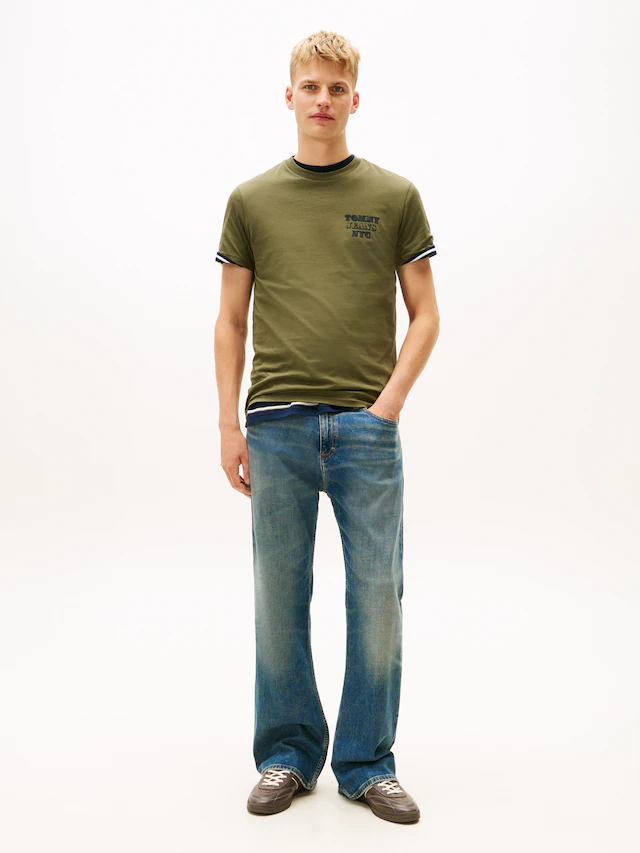 Tommy Jeans T-Shirt »TJM ENTRY BILLS« slim fit, Jersey, Rundhals
