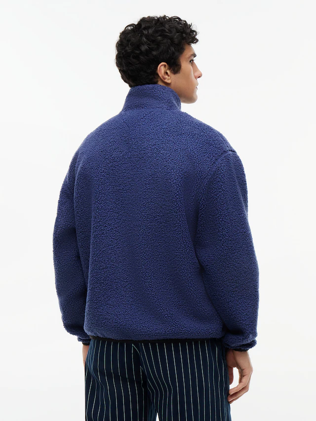 Tommy Jeans »TJM BADGE TEDDY« Stehkragen, Teddyfleece, relaxed fit