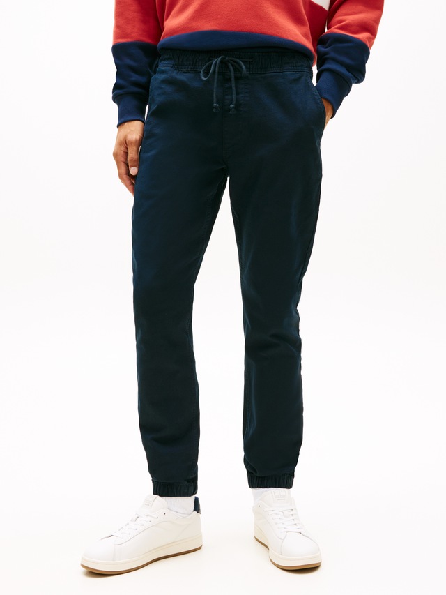 Tommy Jeans Jogger Pants »TJM SCANTON COTTON CANVAS« mit elastischem Bund
