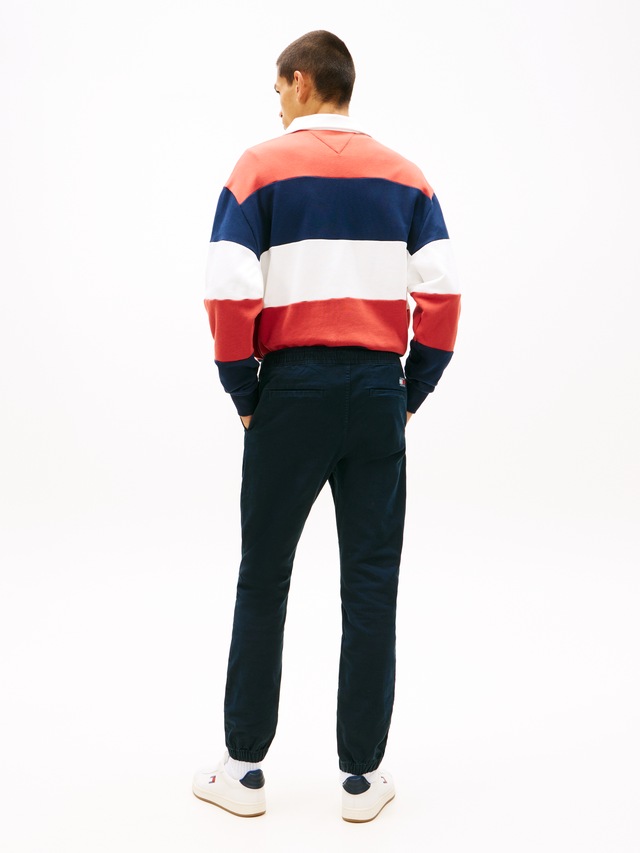 Tommy Jeans Jogger Pants »TJM SCANTON COTTON CANVAS« mit elastischem Bund
