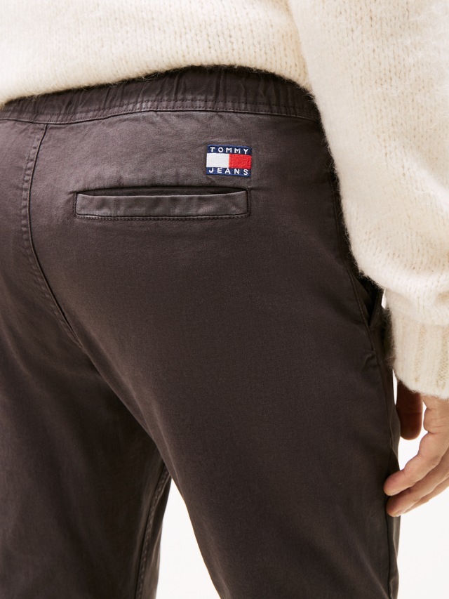 Tommy Jeans Jogger Pants »TJM SCANTON COTTON CANVAS« mit elastischem Bund
