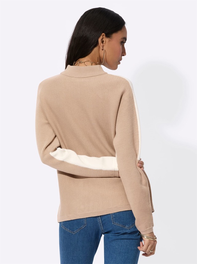 creation L Fledermauspullover »Jacquard-Pullover«
