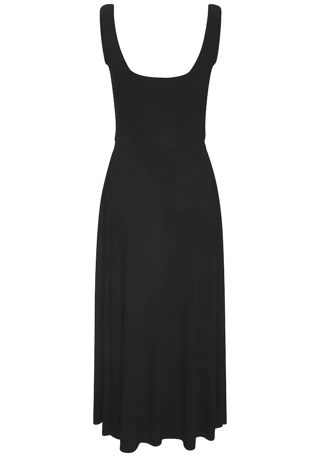 Vivance Midikleid »mit Taschen aus weicher Viskose-Stretch-Qualität« Seitennahttaschen luftiges Jerseykleid, Basickleid, elegantes Sommerkleid, Trägerkleid