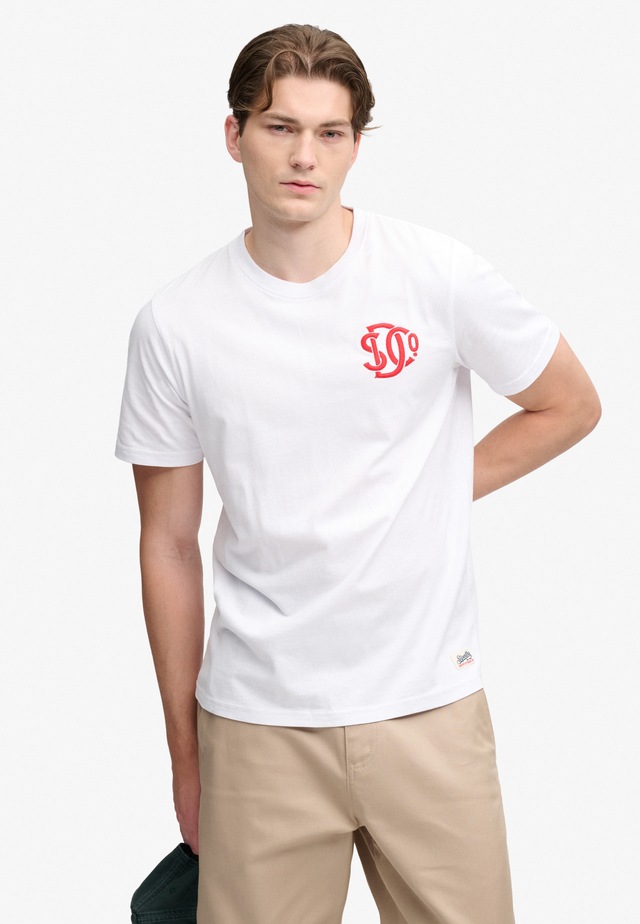 Superdry Rundhalsshirt »Sd&co Neon Relaxed Tee« Baumwolle, regular fit