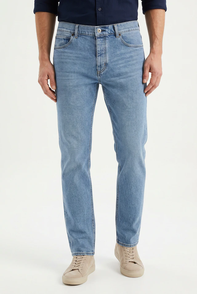 HUGO Tapered-fit-Jeans »Brody« mit Stone-washed-Finish