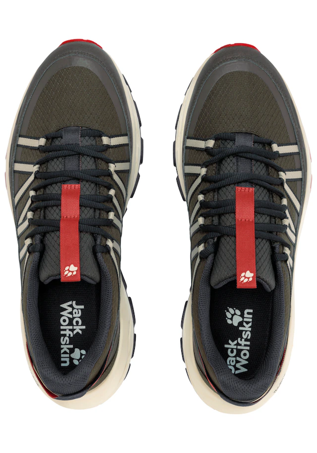 Jack Wolfskin Wanderschuh »WILD HIKE TEXAPORE LOW M« Outdoorschuh, Trekkingschuh, wasserdicht