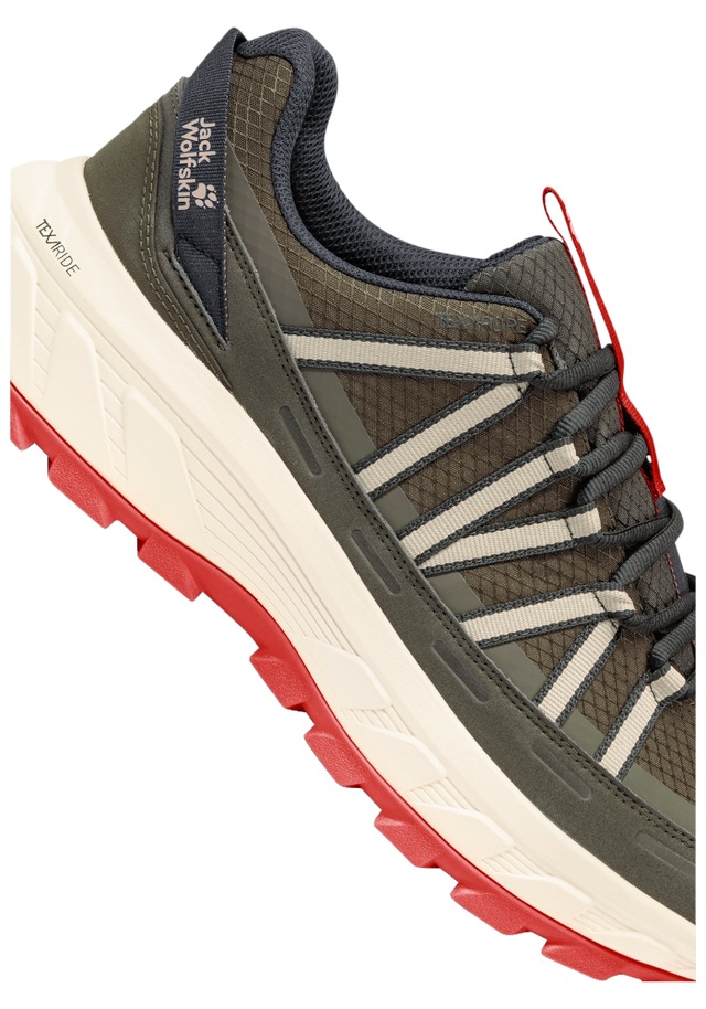 Jack Wolfskin Wanderschuh »WILD HIKE TEXAPORE LOW M« Outdoorschuh, Trekkingschuh, wasserdicht