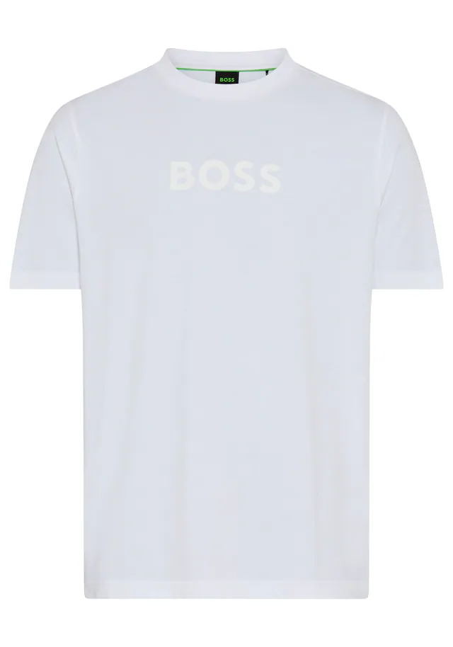 BOSS GREEN T-Shirt »TS Logo« reine Baumwolle, Regular Fit, Rundhalsausschnitt