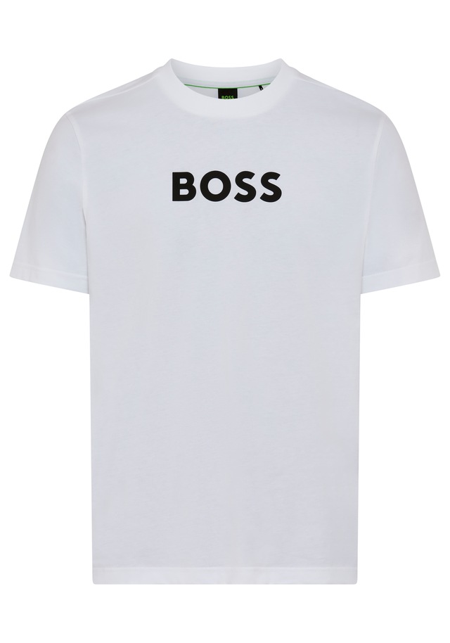 BOSS GREEN T-Shirt »TS Logo« reine Baumwolle, Regular Fit, Rundhalsausschnitt