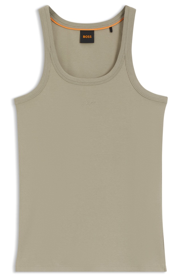 BOSS ORANGE »Epetite Premium Damenmode« Slim Fit mit Logostickerei