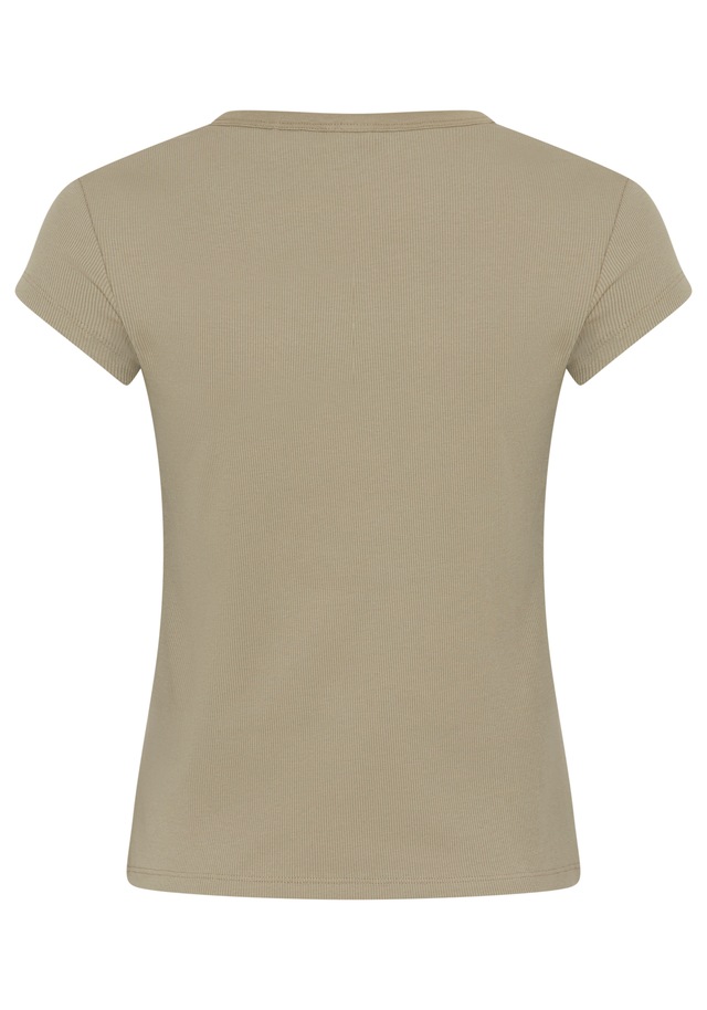 BOSS ORANGE Kurzarmshirt »Ecute Premium Damenmode« Slim Fit mit Rundhalsausschnitt