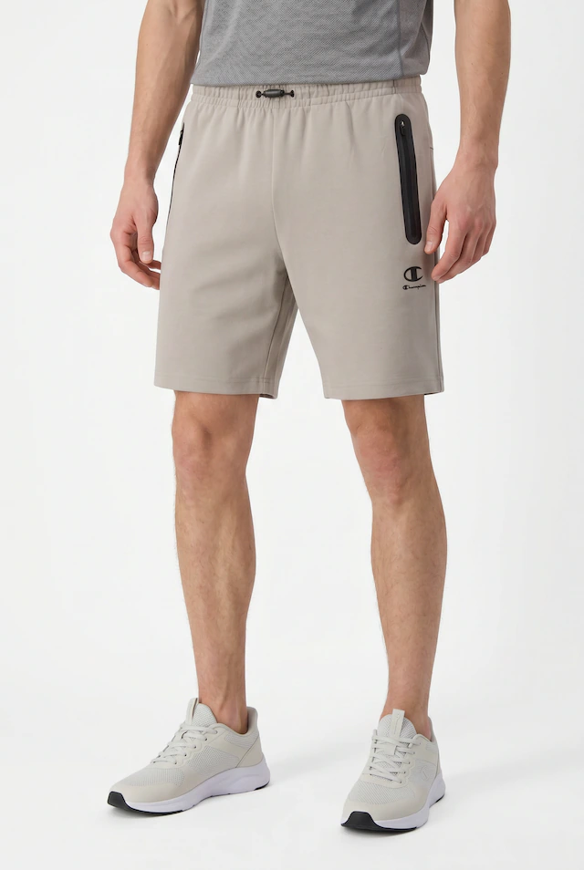 Champion Trainingsshorts »C-TECH Slim Fit Interlock Shorts« Slim Fit, aus Polyester, Baumwolle und Elasthan