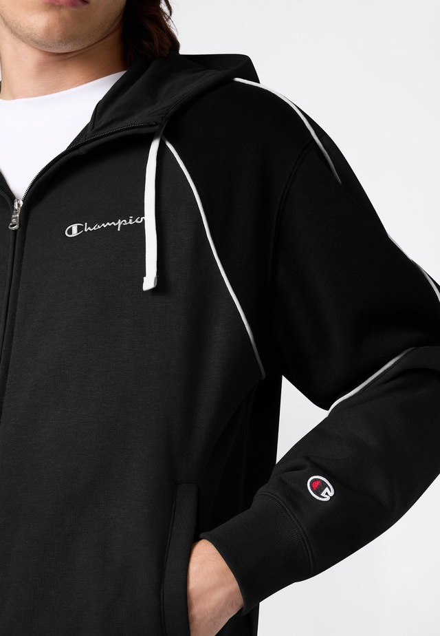 Champion Jogginganzug »Terry Hooded Full Zip Sweatshirt« 2 tlg. zweiteiliges Set, mit Kapuze, aus Baumwolle und Polyester