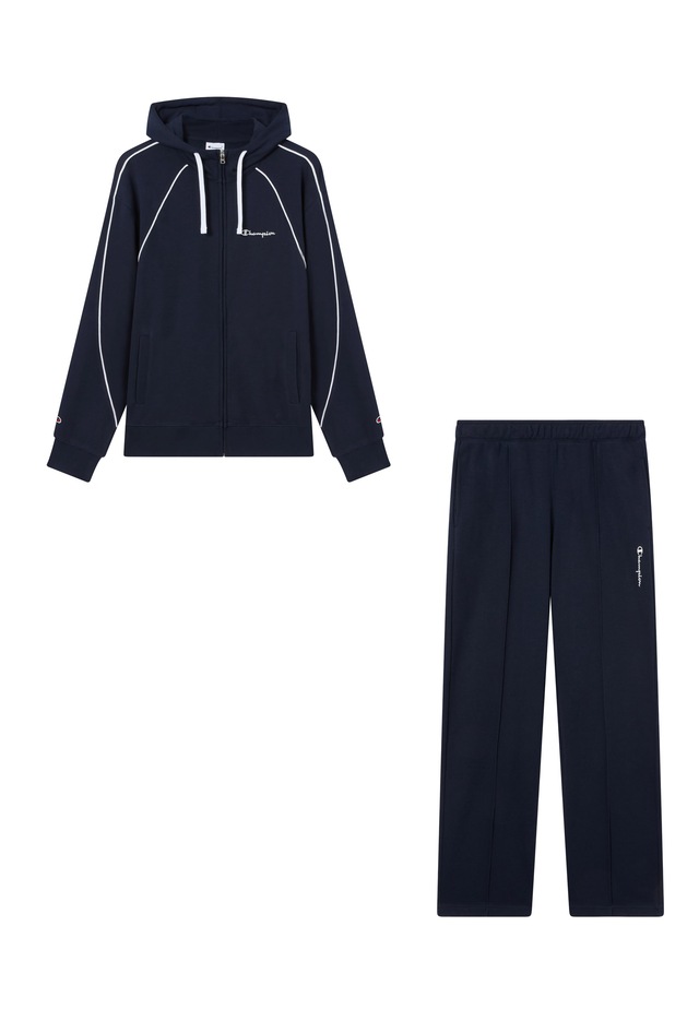 Champion Jogginganzug »Terry Hooded Full Zip Sweatshirt« 2 tlg. zweiteiliges Set, mit Kapuze, aus Baumwolle und Polyester