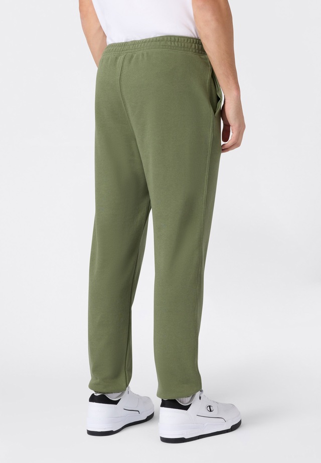 Champion Jogginghose »ICONS Terry Elastic Cuff Pants Large Logo« sportliche Jogginghose, aus Baumwolle und Polyester