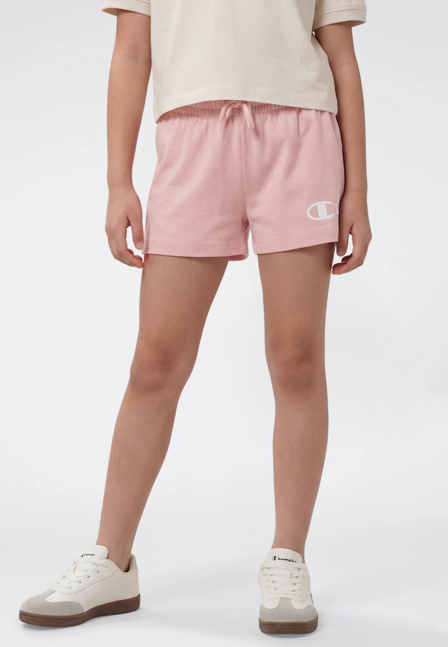 Champion Sweatshorts »BASIC Shorts Large Logo« für Kinder, aus Baumwolle, bequeme Passform