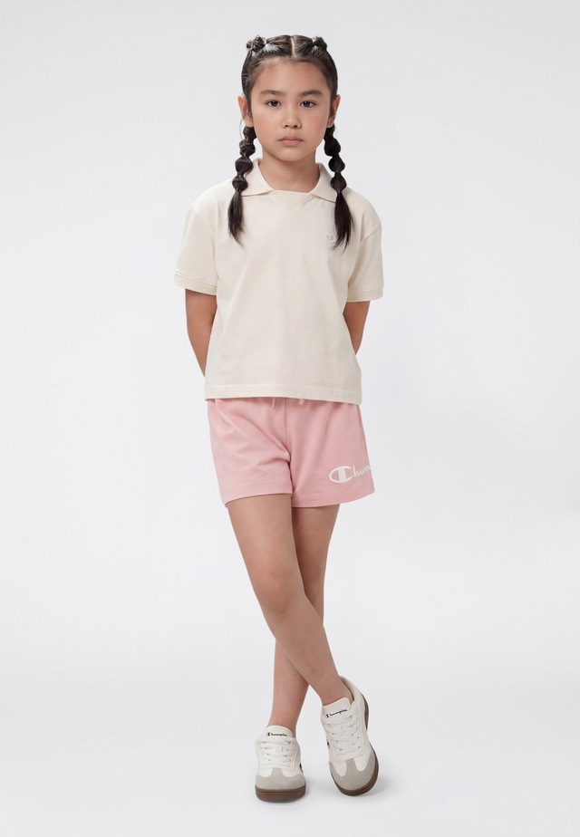 Champion Sweatshorts »BASIC Shorts Large Logo« für Kinder, aus Baumwolle, bequeme Passform