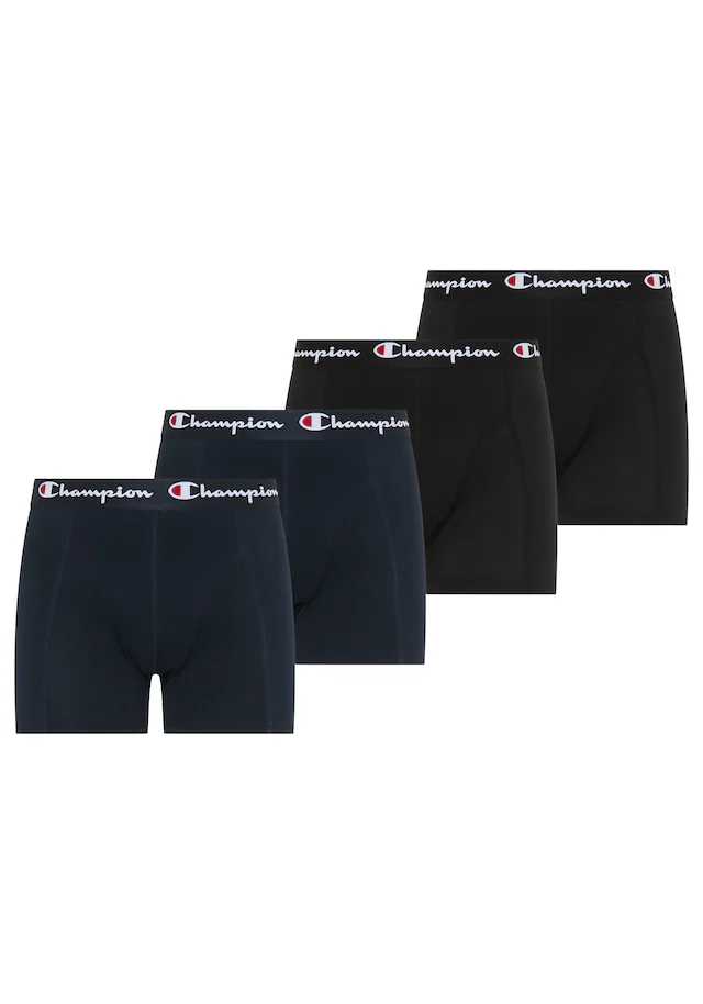 Champion Boxershorts »4 pk Boxer« 4 Stk. 4er-Pack, für Erwachsene geeignet, aus Baumwolle und Elasthan