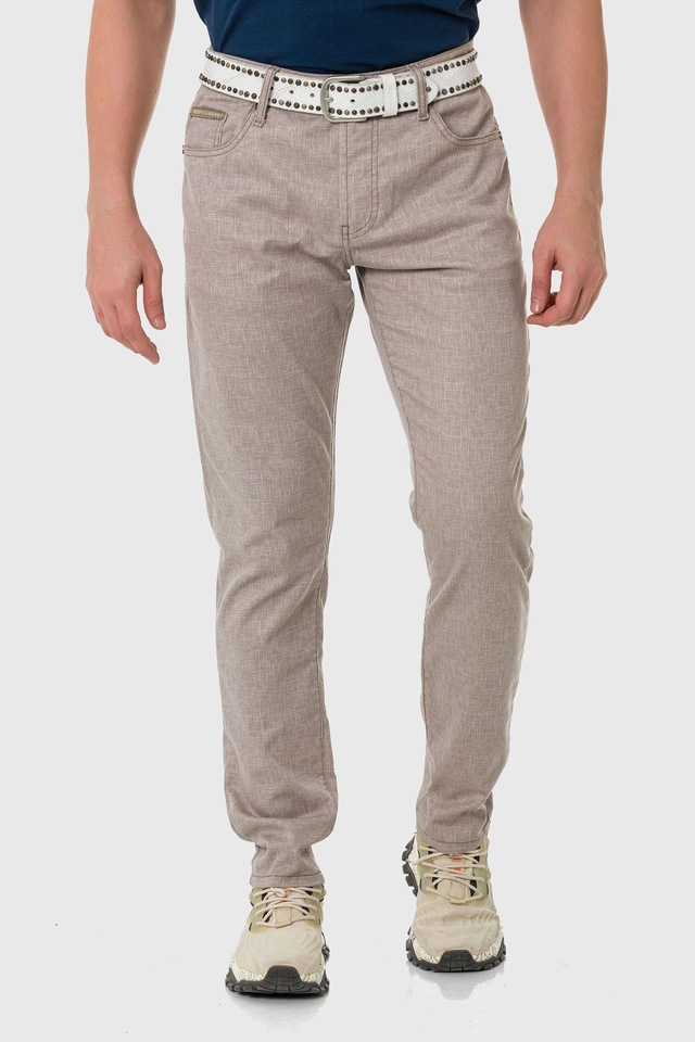 Cipo & Baxx Stoffhose »Hose« im unifarbenen Look