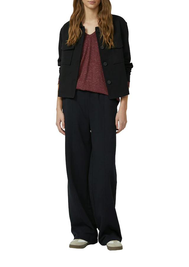 s.Oliver Langarmshirt mit V-Ausschnitt