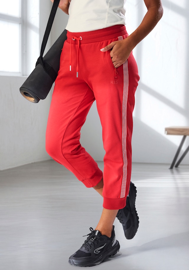 H.I.S Relax-Caprihose mit seitlichen Tapestreifen