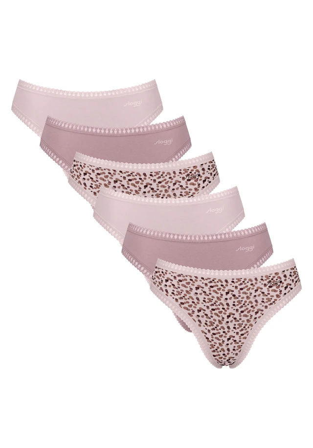 sloggi Slip »Slip GO Crush High leg C6P 6er Pack«