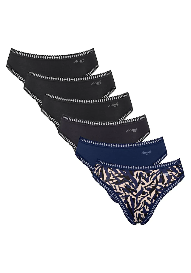 sloggi Slip »Slip GO Crush High leg C6P 6er Pack«