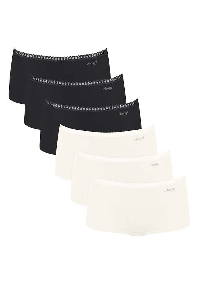 sloggi Panty »Panty GO Crush Short C6P 6er Pack«