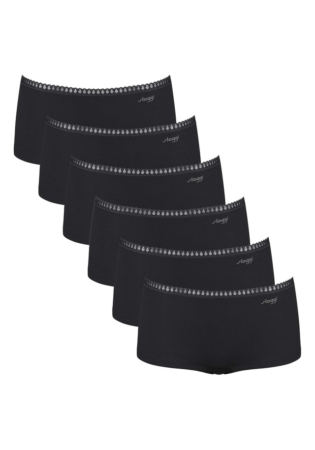 sloggi Panty »Panty GO Crush Short C6P 6er Pack«