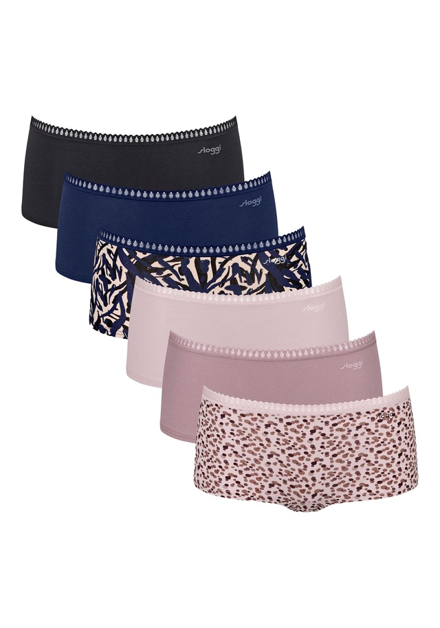sloggi Panty »Panty GO Crush Short C6P 6er Pack«