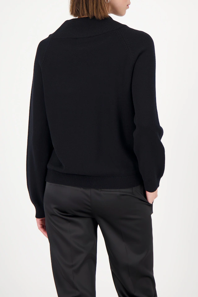 Monari Strickpullover »Pullover Schmucksteine« Regular fit mit Stehkragen