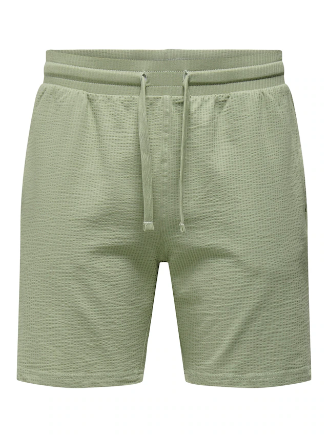 ONLY & SONS Shorts »ONSKIAN LIFE REG SEERSUCKER SHORTS NOOS«