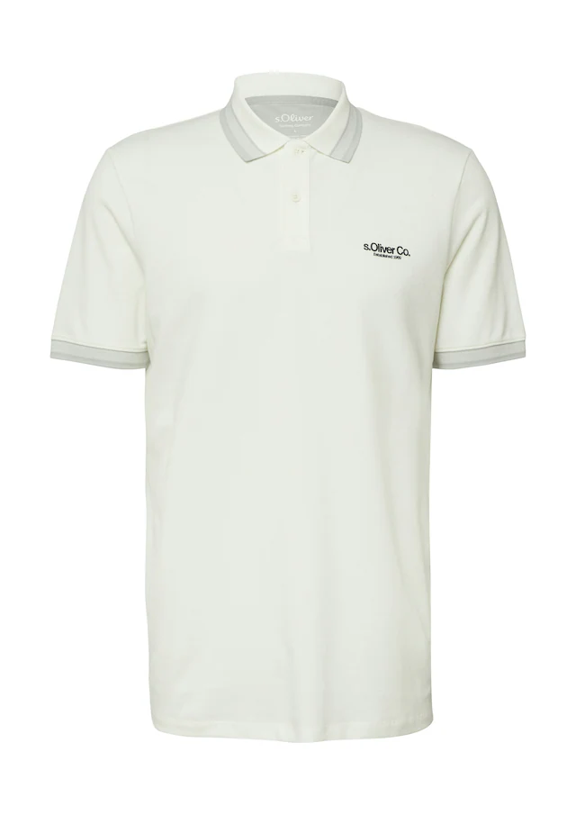 s.Oliver Poloshirt mit Logo Schriftzug
