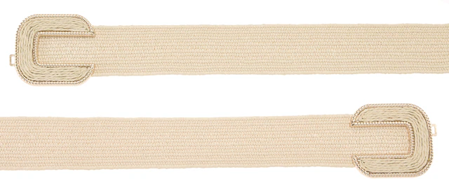 LASCANA Taillengürtel »Stretchgürtel, Schmuckgürtel, Gürtel für Kleid & Overall, Bauchgürtel« moderne Bast-Optik, mit Shaping-Effekt dank elastischem Material