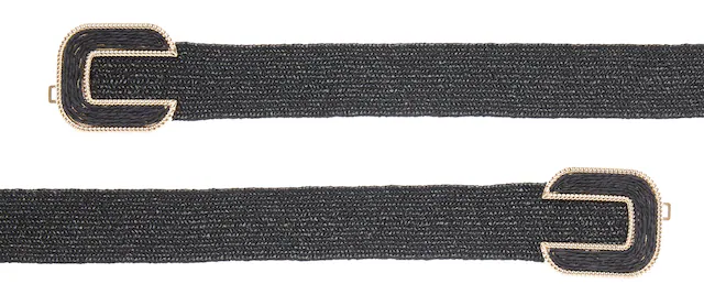 LASCANA Taillengürtel »Stretchgürtel, Schmuckgürtel, Gürtel für Kleid & Overall, Bauchgürtel« moderne Bast-Optik, mit Shaping-Effekt dank elastischem Material