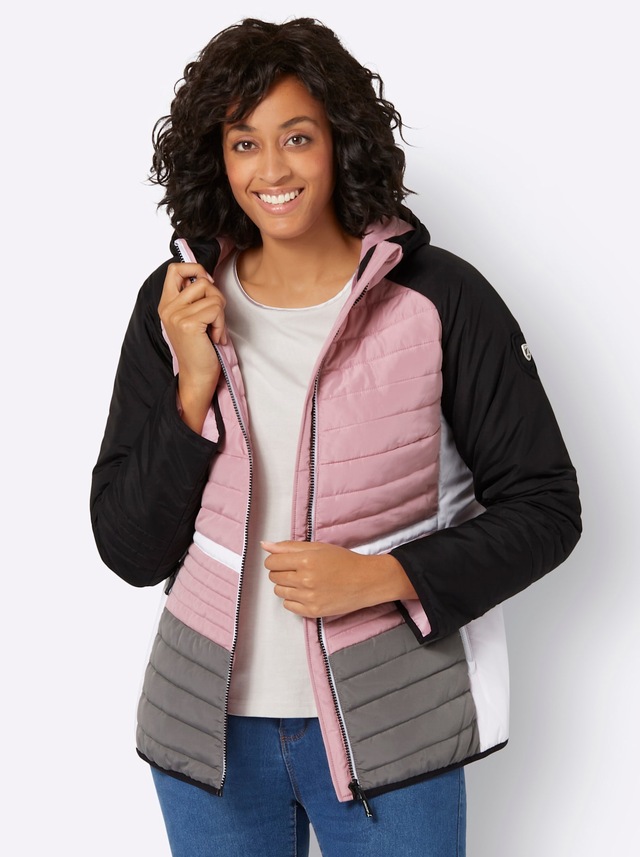 Casual Looks Steppjacke mit Kapuze