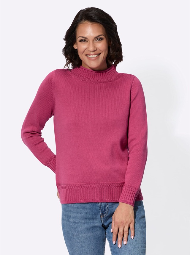 Casual Looks Stehkragenpullover »Stehkragen-Pullover«