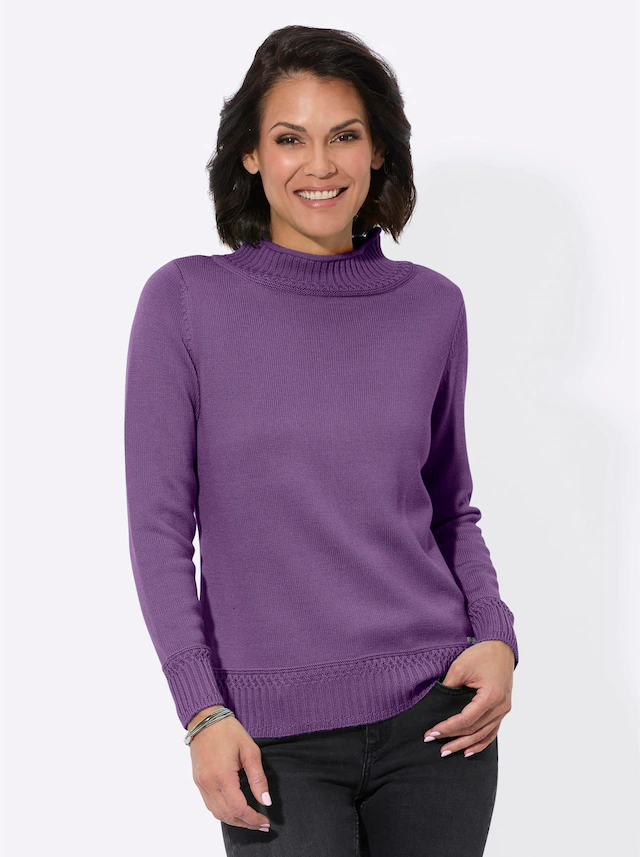 Casual Looks Stehkragenpullover »Stehkragen-Pullover«