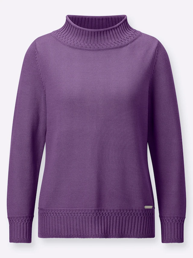 Casual Looks Stehkragenpullover »Stehkragen-Pullover«