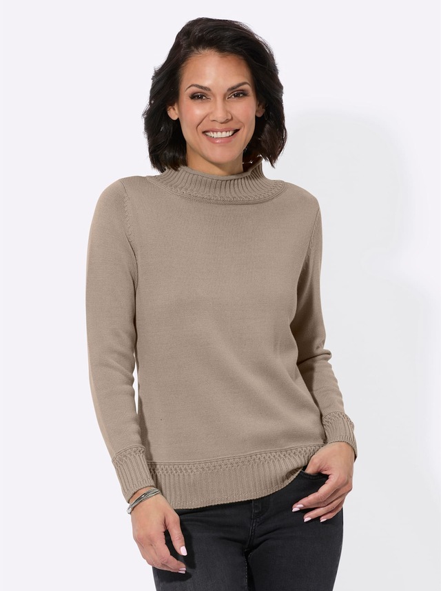 Casual Looks Stehkragenpullover »Stehkragen-Pullover«