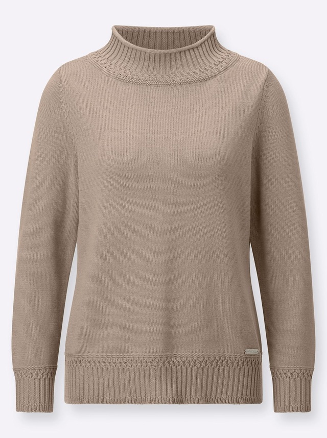 Casual Looks Stehkragenpullover »Stehkragen-Pullover«
