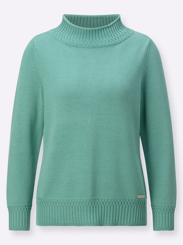 Casual Looks Stehkragenpullover »Stehkragen-Pullover«