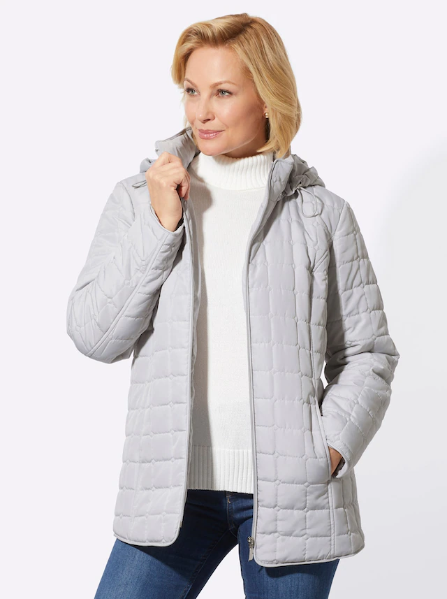 Classic Basics Steppjacke mit Kapuze