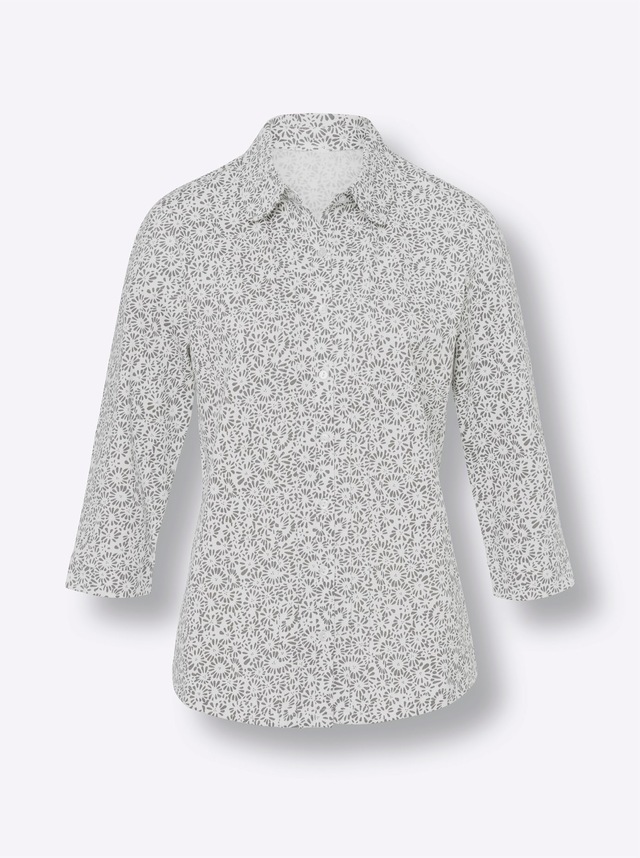 Classic Basics Druckbluse