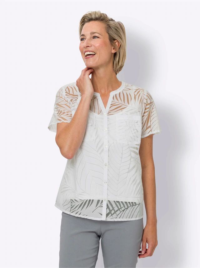 Classic Basics Kurzarmbluse