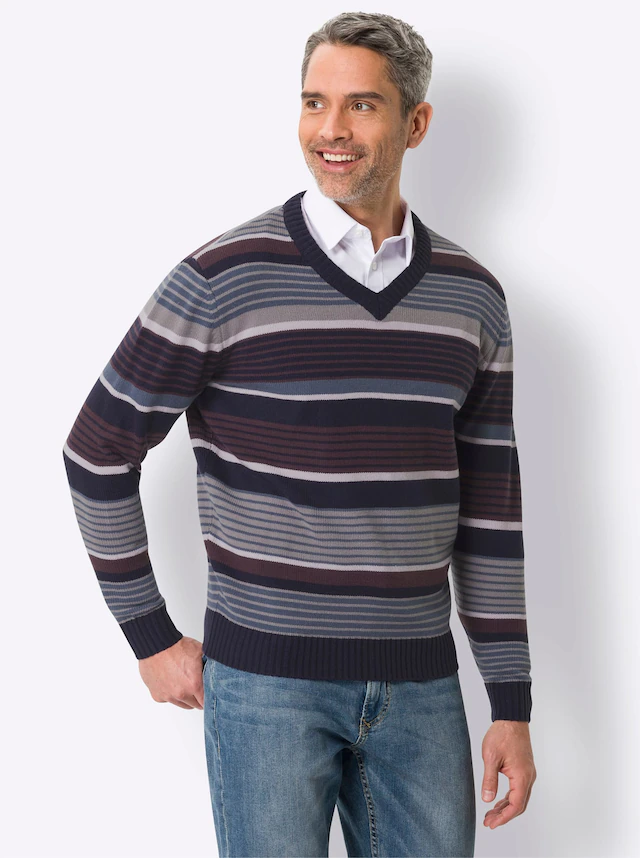 Classic V-Ausschnitt-Pullover »Pullover«