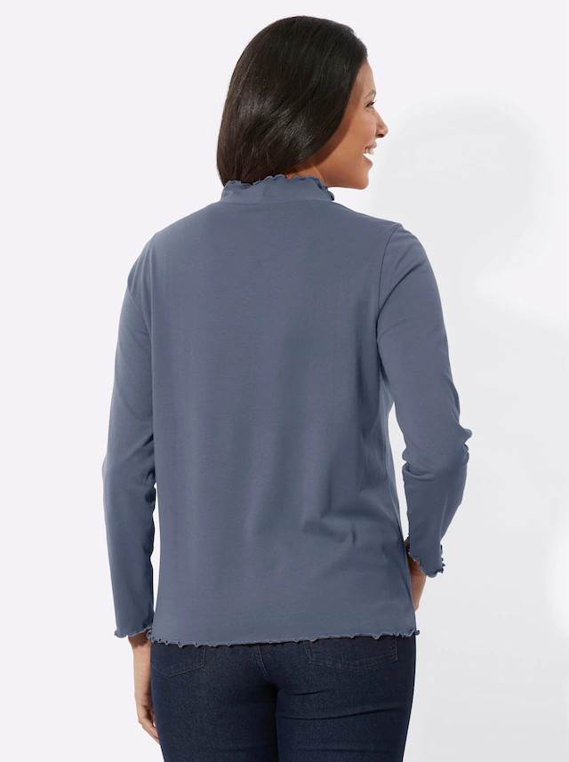 Classic Basics Langarmshirt »Stehkragen-Shirt« 1 Stk.