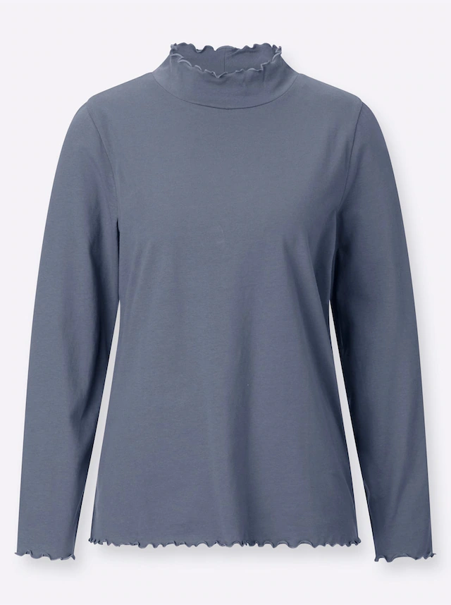 Classic Basics Langarmshirt »Stehkragen-Shirt« 1 Stk.