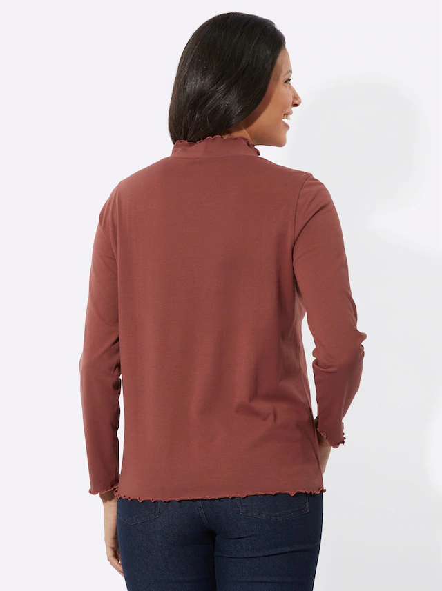 Classic Basics Langarmshirt »Stehkragen-Shirt« 1 Stk.