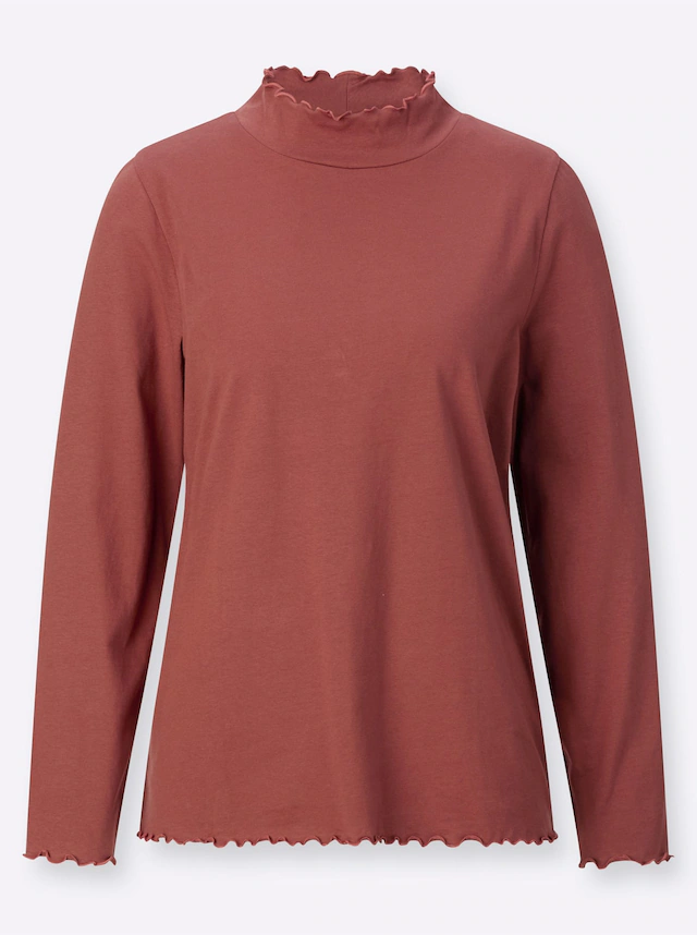 Classic Basics Langarmshirt »Stehkragen-Shirt« 1 Stk.